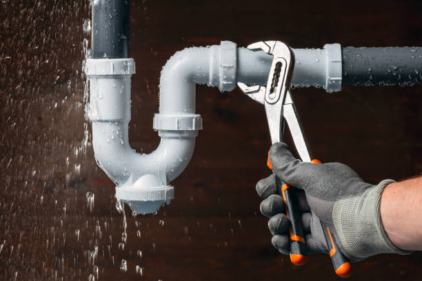 Professional Drain Cleaning technician working in Concrete, WA